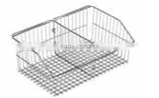 Chrome Wire Wall Panel Basket
