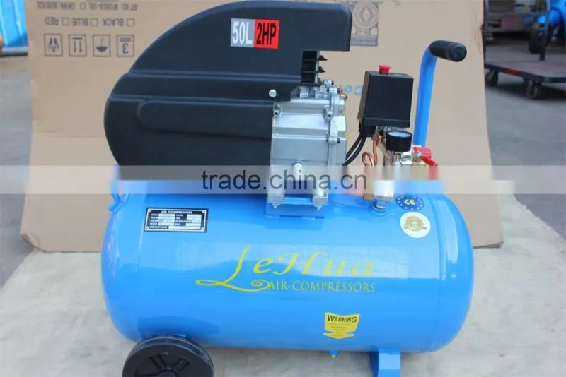 25L 50L 2HP 8bar portable piston direct driven air compressor