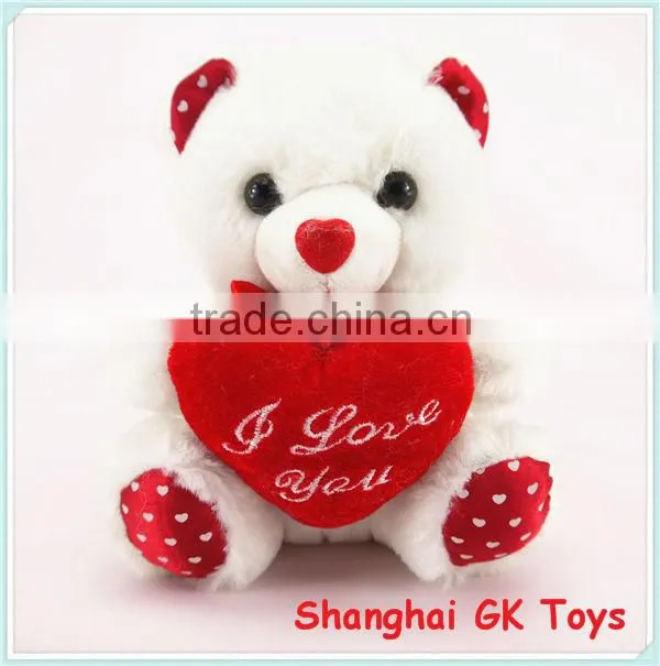 Valentine Red teddy bear 3 plush toys