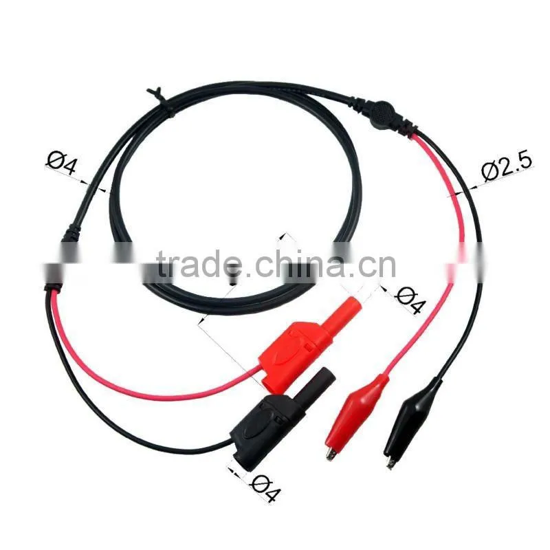 P1044 banana test clips wire safety lock wire security lock wire