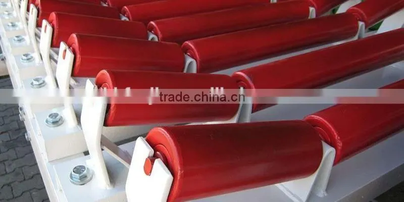 SKF Deep Groove Ball Bearing Conveyor Idler Roller For Mining