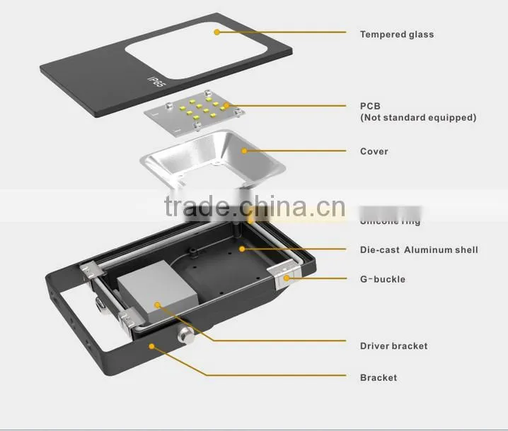 50W outdoor floodlighthigh lumen reflector, 50w led floodlight.rgb floodlight