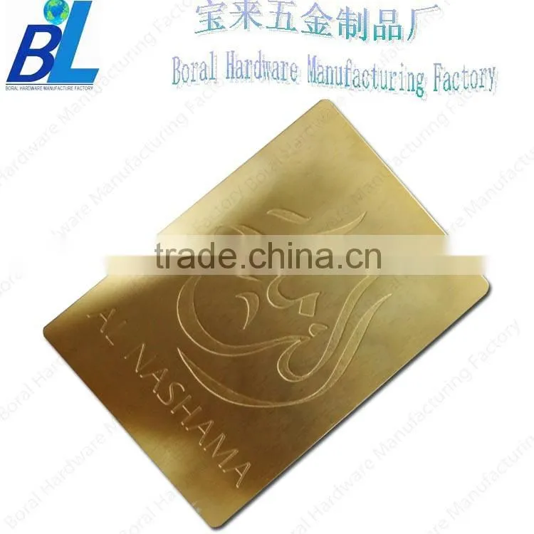 High quality metal nameplates for phone case decoration