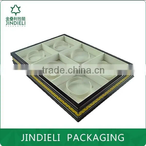 fashion wooden ring tray jewelry display case