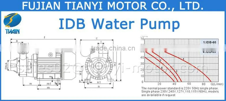 IDB 0.5HP Compressor Water Pump