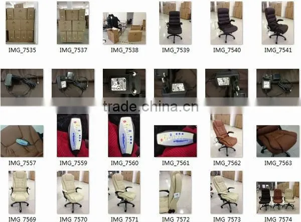 Wireless remote modern office massage chair with 6 points popular in UK Europe