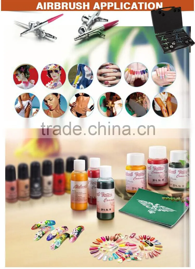 Tagore TG216K-23 Hot Sale Cheap Airbrush Tattoo Kits with Mini Air Compressor Pump