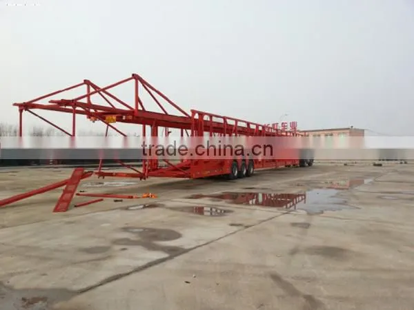 HOWO car transport semi truck trailer