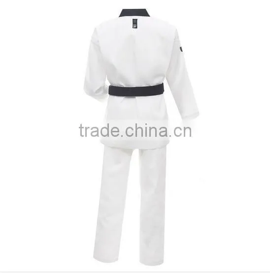2016 Factory wholesale fashionable taekwondo dobok clothes child adult
