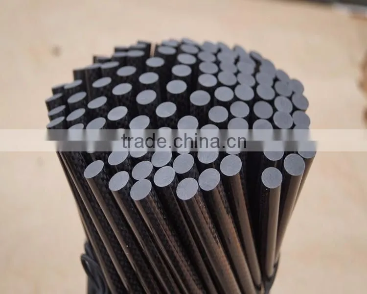 Factory directly sell rc place carbon fiber rod,pultrusion carbon fiber rod,solid carbon fiber rod