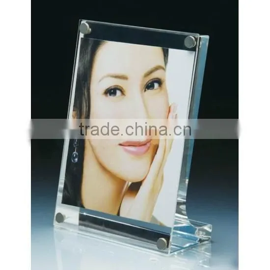 Elegant design for acrylic photo frame table tablet stands with 2015 hot sale