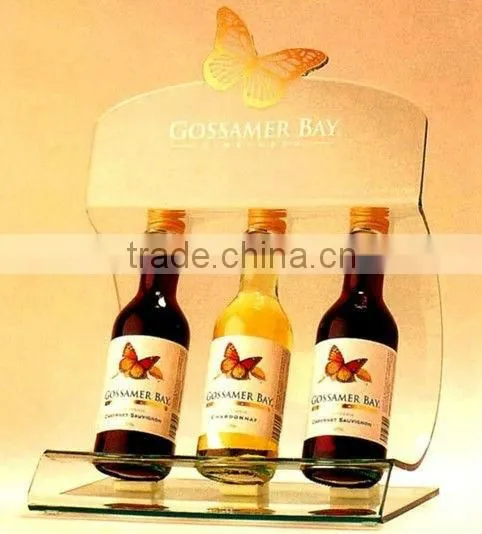 Pop acrylic wine bottle holder