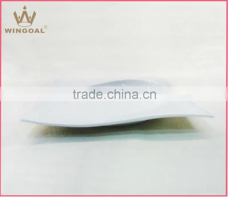 boat shape rectanguler plate, dinner plate
