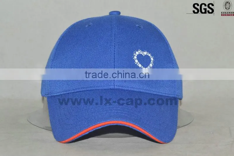 Blue Cotton Sports Cap free size sales promotion