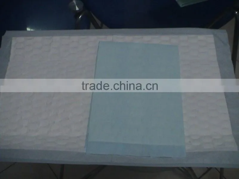 Disposable Baby Changing Mat Non-woven and PE sheet