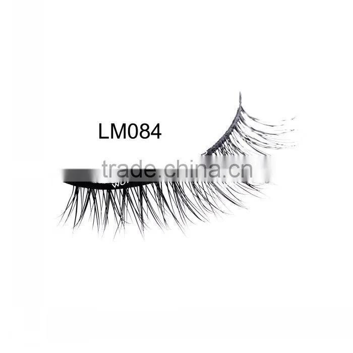 best quality siberian mink fur strip eyelash real mink false eyelash with custom packaging