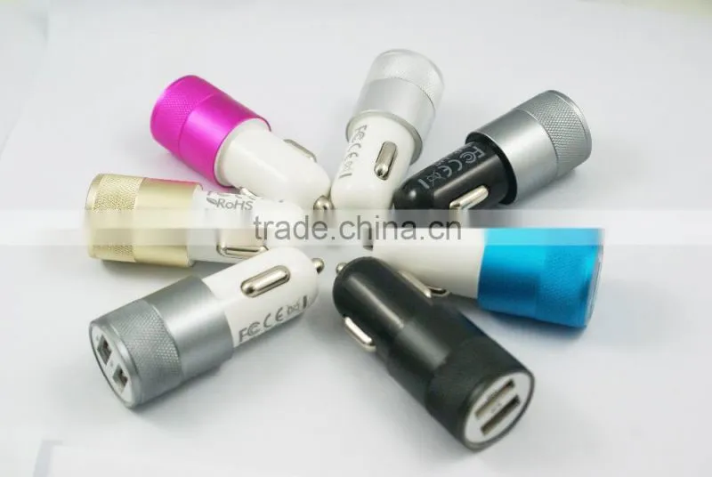 Car charger dual usb for SAMSUNG iphone ipad universal car charger