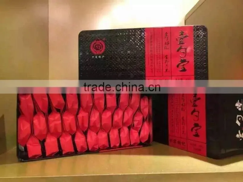 Ningxia Gouqi zi fruit,Yishaotang dried Goji berries nutrition Red medlar boxthorn lycium fruit