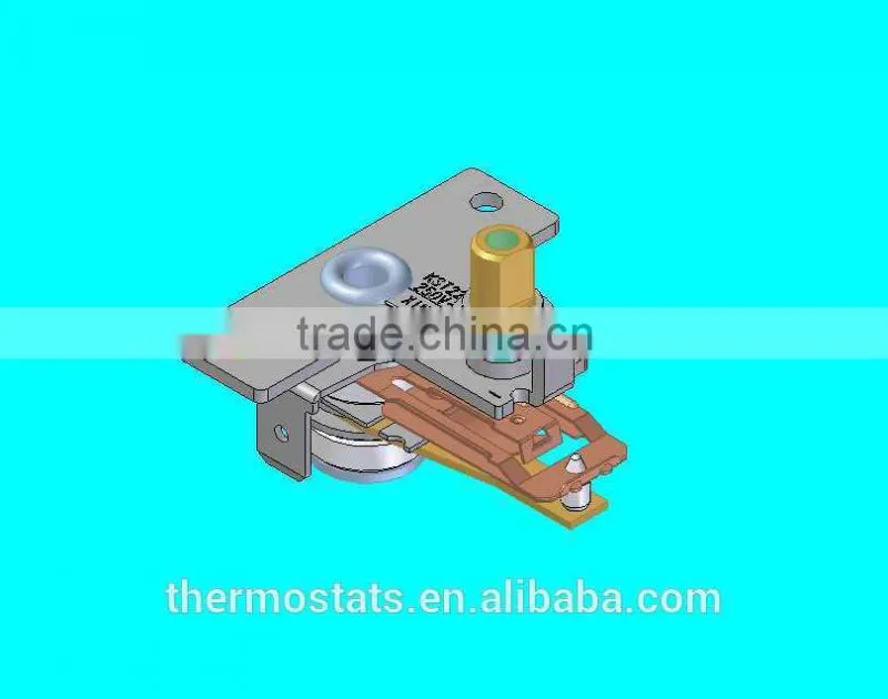 stove style adjustable bimetallic thermostat/termostat