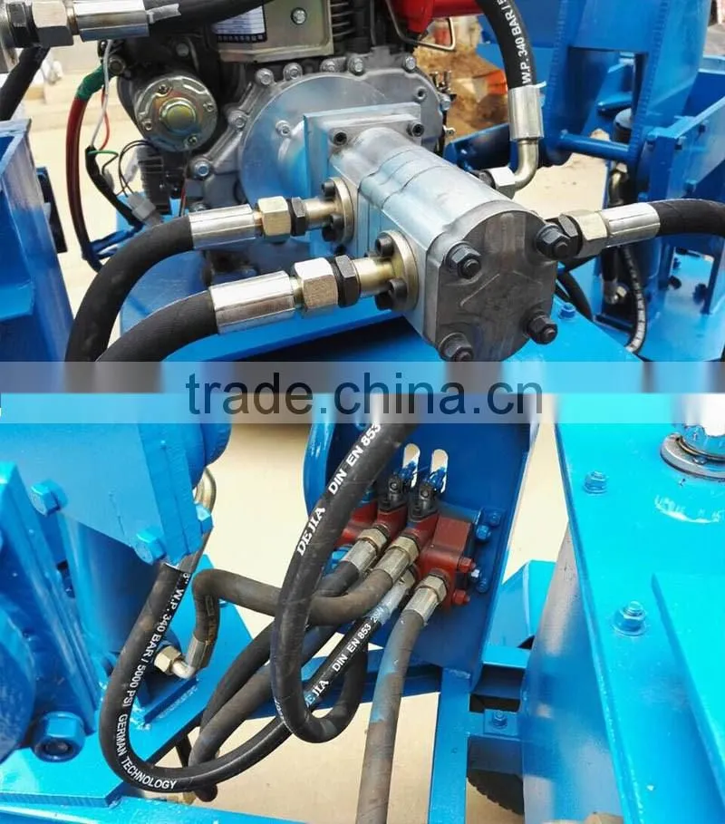 2016 WANTE BRAND TWIN--M7MI Hydraulic block machine delivering to Uganda