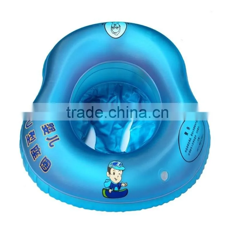 Orange Color Inflatable Baby Seat Ring Baby seat float for Swimming Ring