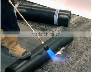 APP rubber modified bitumen film/ Torch on roofing sheet/ Asphalt roofing felt with ISO