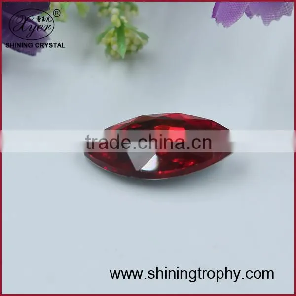 High Qualtiy Ligth SIAM Red Crystal Stone,Ruby Loose Stone for Jewelry