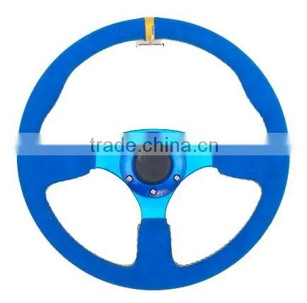 Racing leather steering wheel