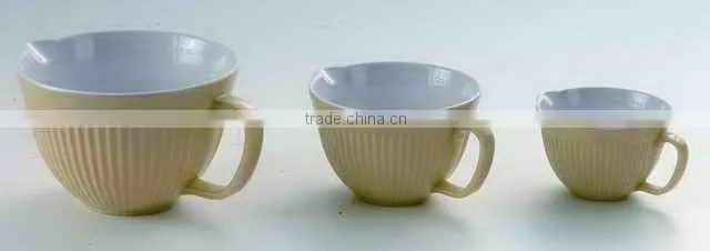 High quality standard health mixing melamine novelty measure cup