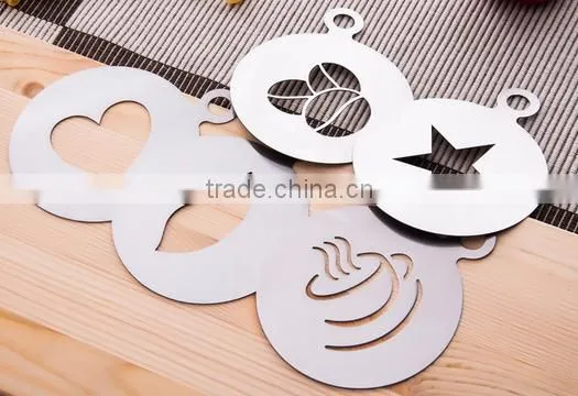 High Quality Stainless Steel Christmas Coffee Stencils