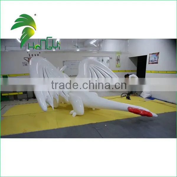 3M Long Best Quality White TPU Inflatable Toothless Dragon Animals Cartoon From Hongyi Toy