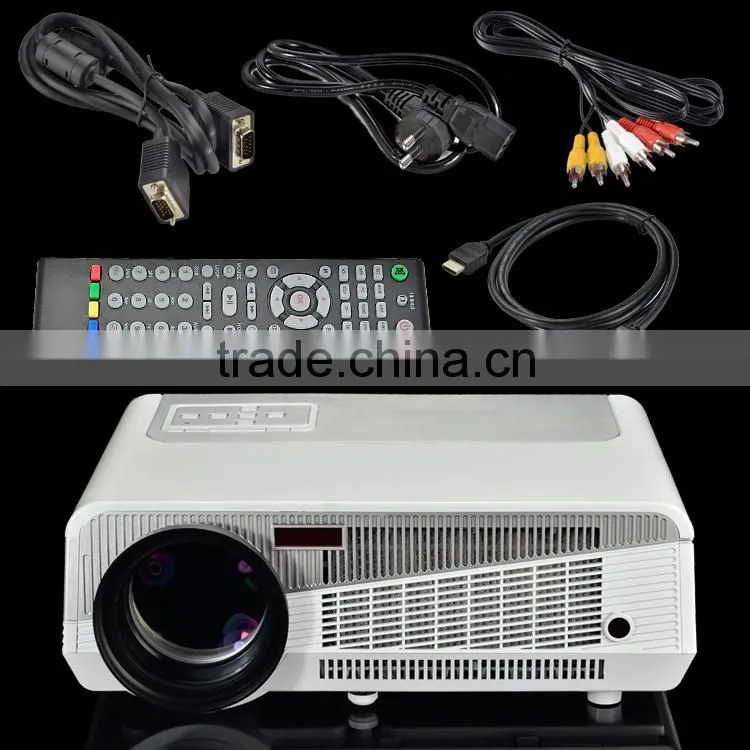 Brightest 4500lumens Built-in Android 4.2.2 Native Full HD Led Android Digital Smart Projector,Wireless connect to iPhone/iPad