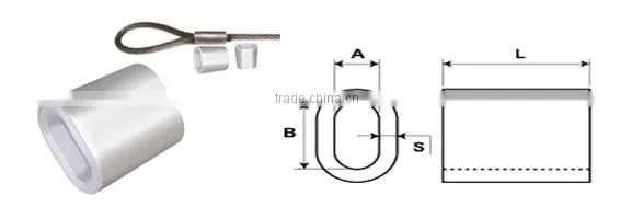 DIN3093 Aluminium Sleeves Or Ferrules