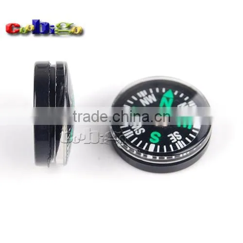 Clear Liquid-filled Plastic Button Small Mini Compass for Survival Kit Hiking Camping Outdoor Sports #FLQ177-20/14/12