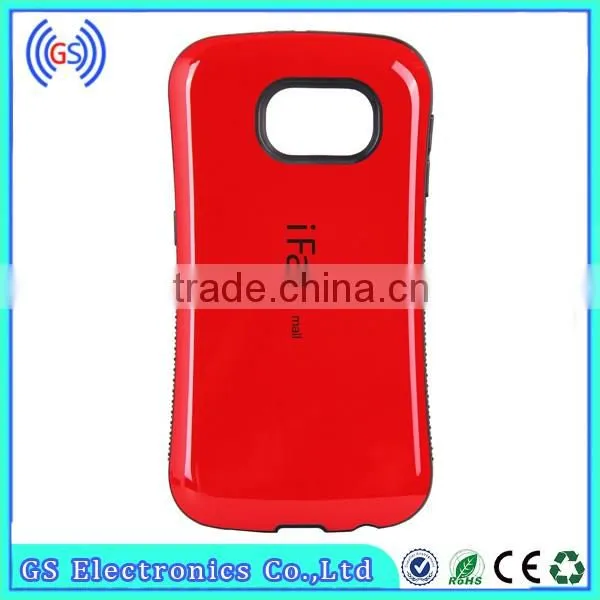 Shockproof PC TPU Hybrid Iface Mobile Phone Case For Samsung Galaxy S6 Edge