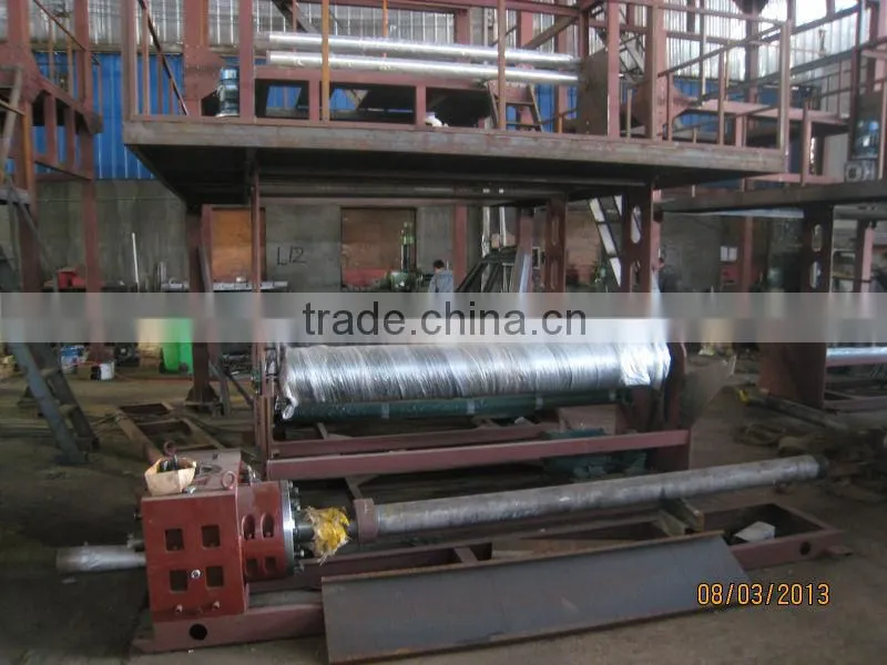 A+B+C Three-layer Co-extrusion Blown Film Machine
