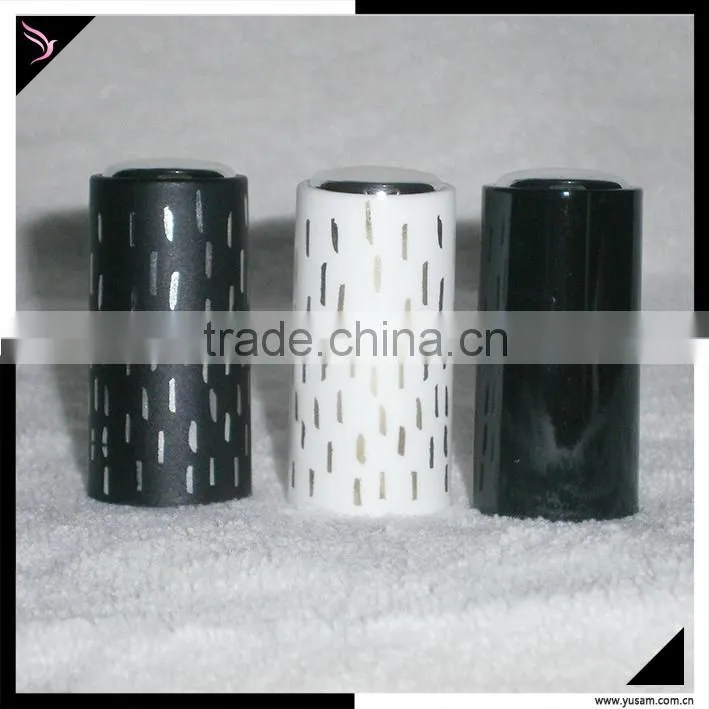 plastic empty nail polish cap nail color bottle with brush cap