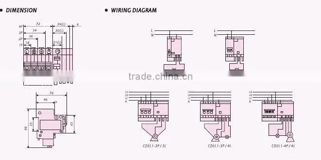 Earth leakage circuit breaker ELCB