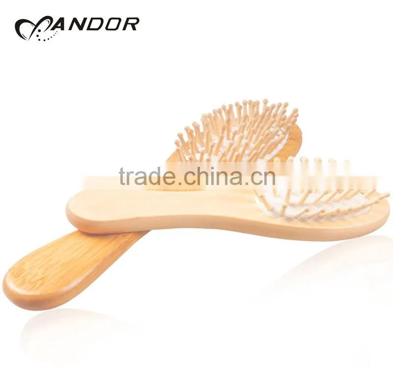 Massage wooden hair brush novelty wooden hair brush