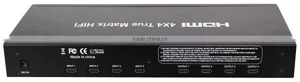 HDMI 4X4 True Matrix High definition Video (1080P)