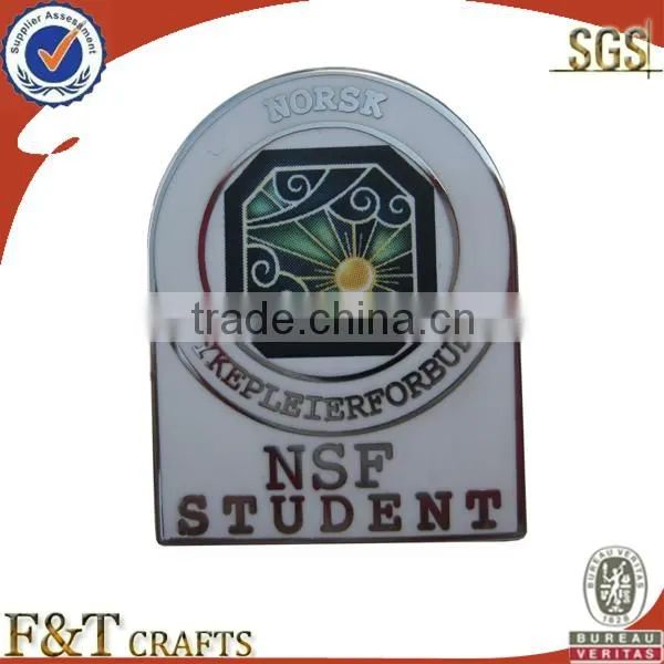 customized wholesale metal lapel pins flower
