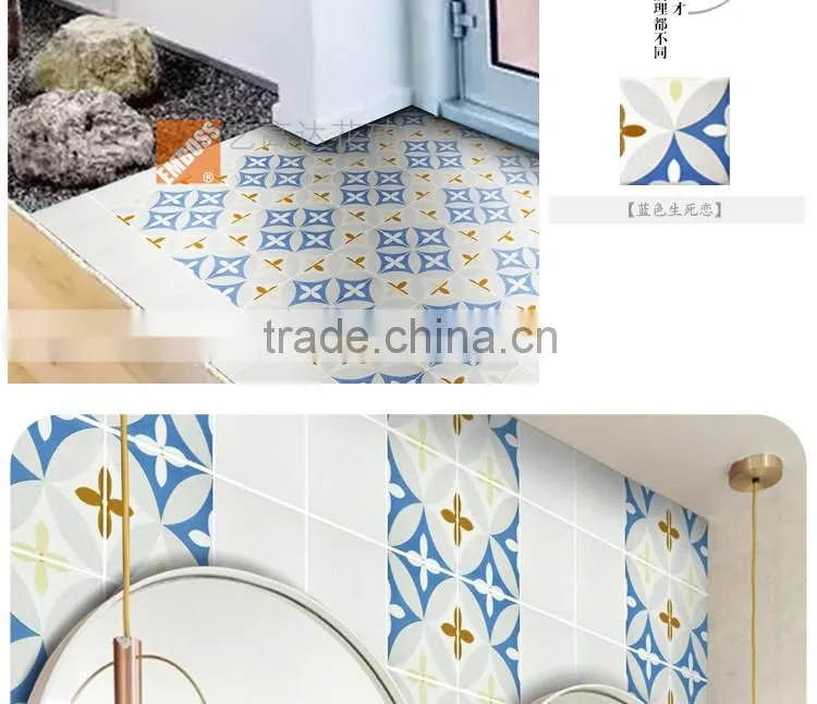 EMBOSS 20*20cm glazed porcelain tile ceramic encaustic cement tiles