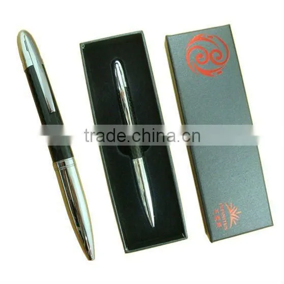 Exclusive carbon fiber roller ball pen gift set