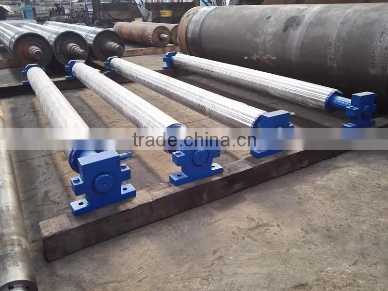 Natural granite press roll