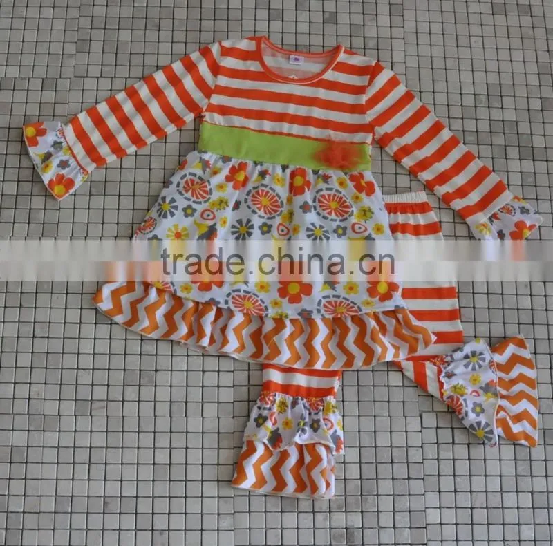 New Arrival Baby Student Clothing Back to School Apple Boutique Girls Outfits