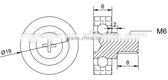 China Hot sale dr19 drawer slides roller 19mm bearing