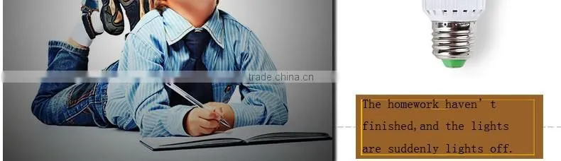 Rechargeable lamp 4W battery emergency led bulb lighting CE ROHS approved