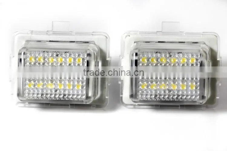 DC12V-30V ABS materials led license plate light bolts led license plate lamp truck for B enz