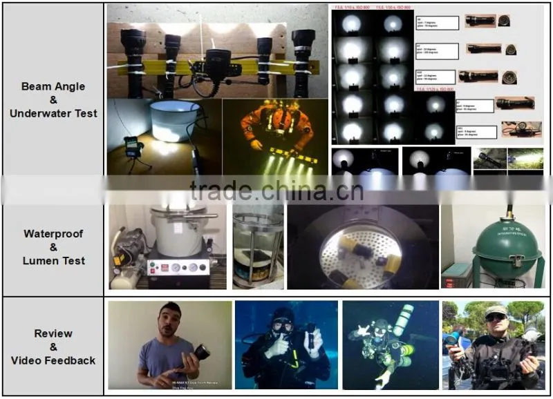 multi-function led strong light flashlight for photo 5200lumen