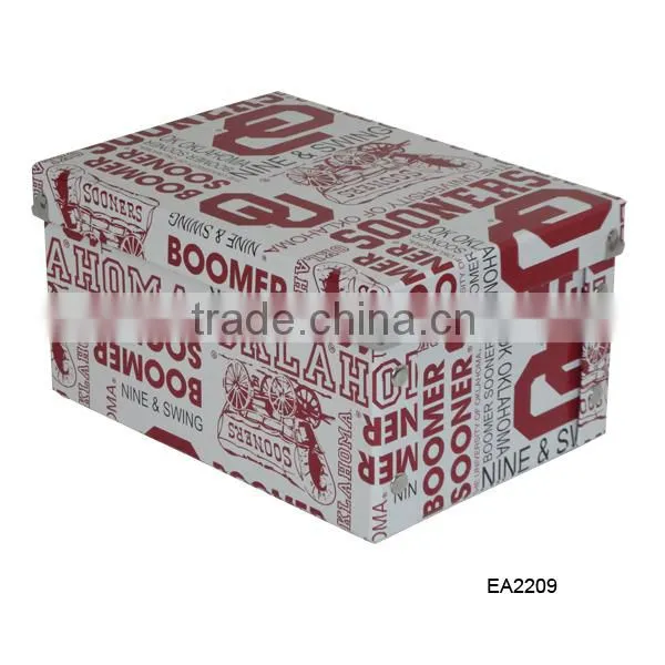 Custom logo and design cardboard box with handle